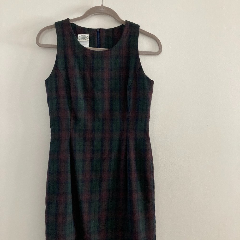 Vintage Laura Ashley Plaid Dress